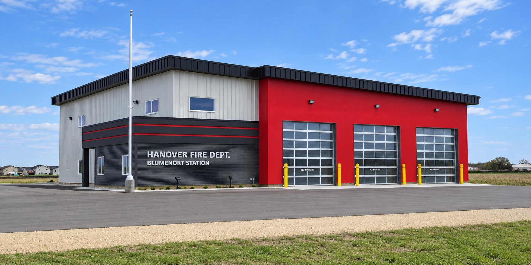 Hanover Fire Department project in Blumenort, Manitoba — RAM Structural Engineering