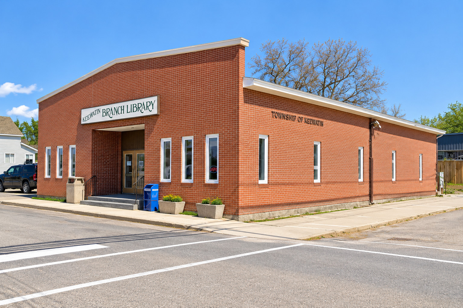 Keewatin Library Roof Replacement project in Kenora, Ontario — RAM Structural Engineering